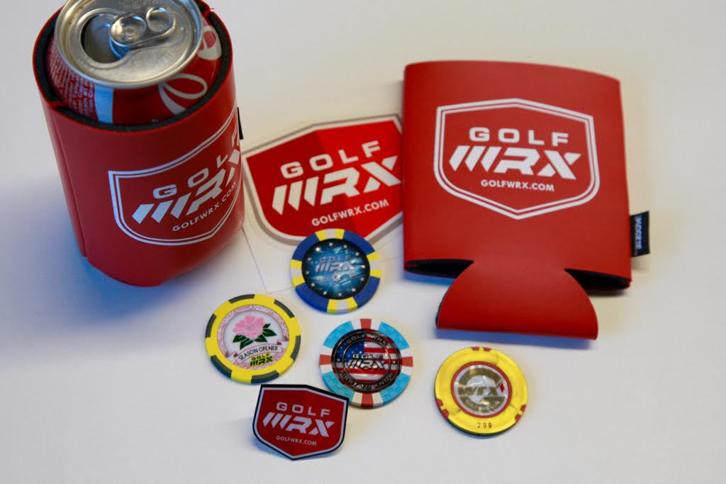 WRX Koozie, Set of Chips and a Pin Bundle - ***Limited Quantites***